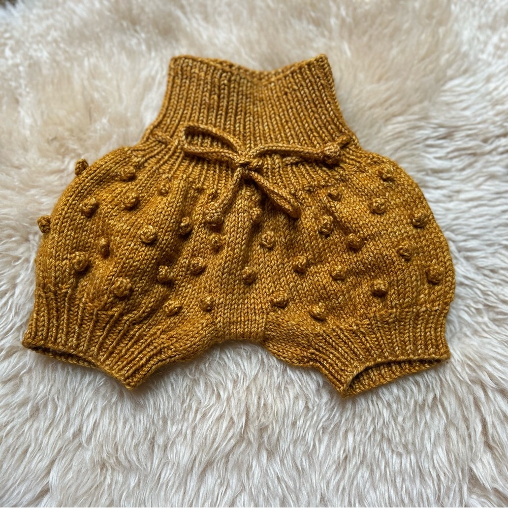 Misha And Puff Marigold popcorn shorts